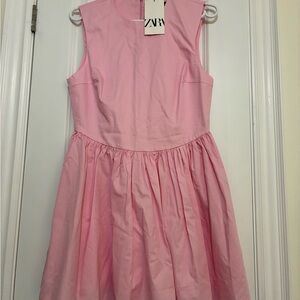 Zara Pink Sleeveless Dress